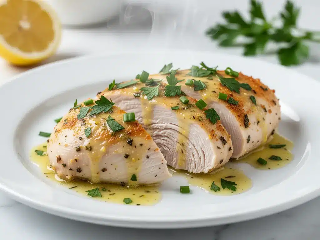 Air Fryer Chicken Breast: Easy Lemon Herb Butter Dinner 4 air fryer chicken breast preparation steps