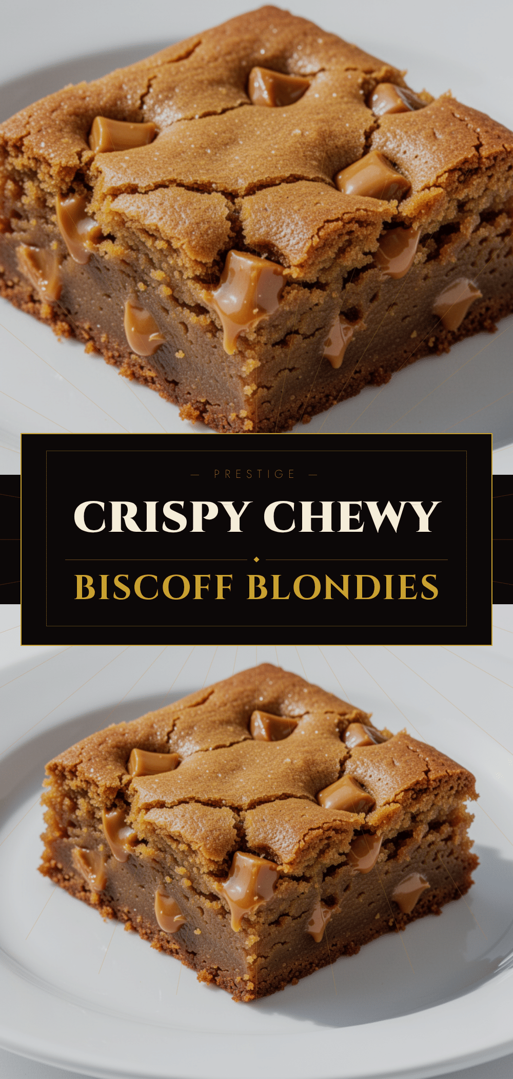 Biscoff Blondies: 3-Ingredient Easy Treat 5 Biscoff Blondies recipe