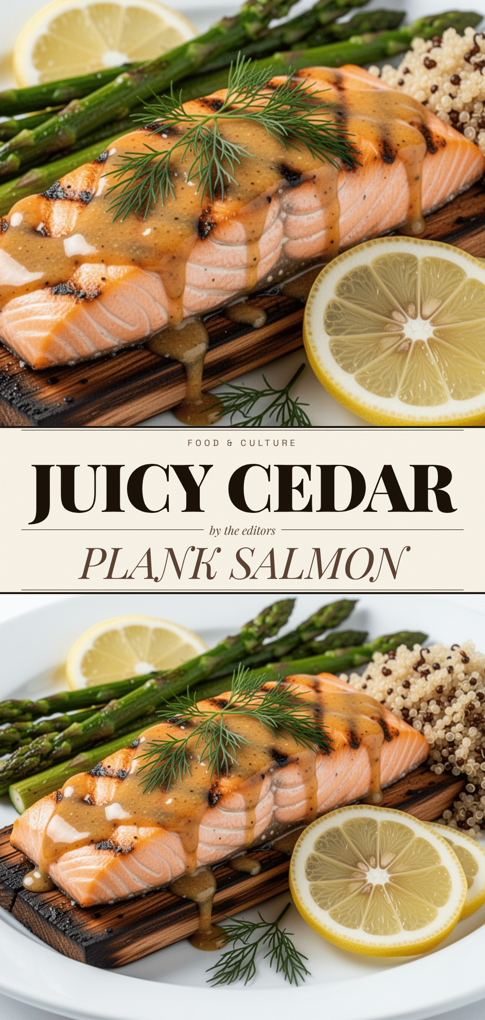 Cedar Plank Grilled Salmon: Best Maple Mustard Glaze 5 Cedar Plank Grilled Salmon recipe