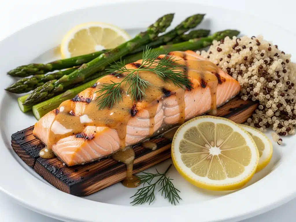 Cedar Plank Grilled Salmon - featured image