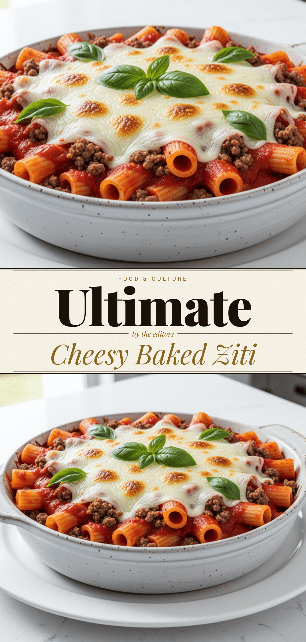 Cheesy Baked Ziti: Easy Ground Beef Recipe for Busy Weeknights 5 cheesy baked ziti recipe