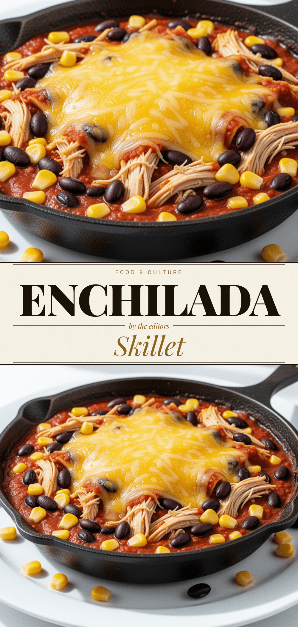 Cheesy Chicken Enchilada Skillet: Easy Family Dinner 5 Cheesy Chicken Enchilada Skillet recipe