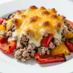 Cheesy Ground Turkey Casserole - featured image