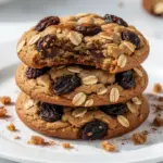 chewy oatmeal raisin cookies - featured image