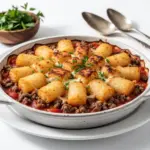 classic ground beef casserole - featured image