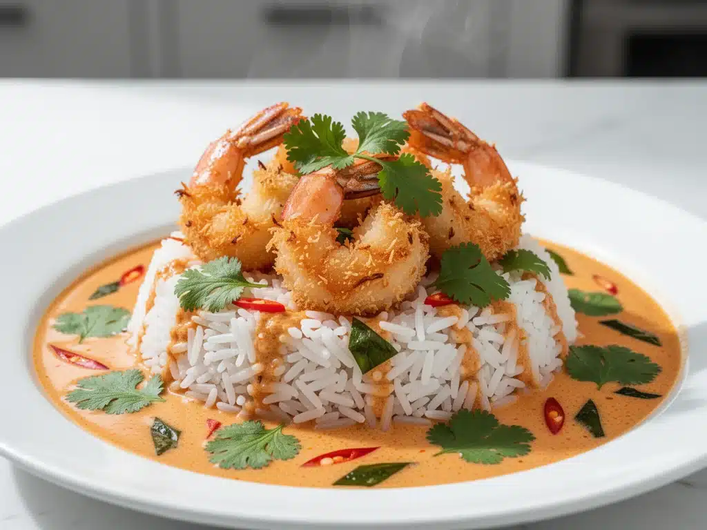 coconut shrimp curry - featured image