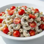 creamy dill pasta salad - featured image