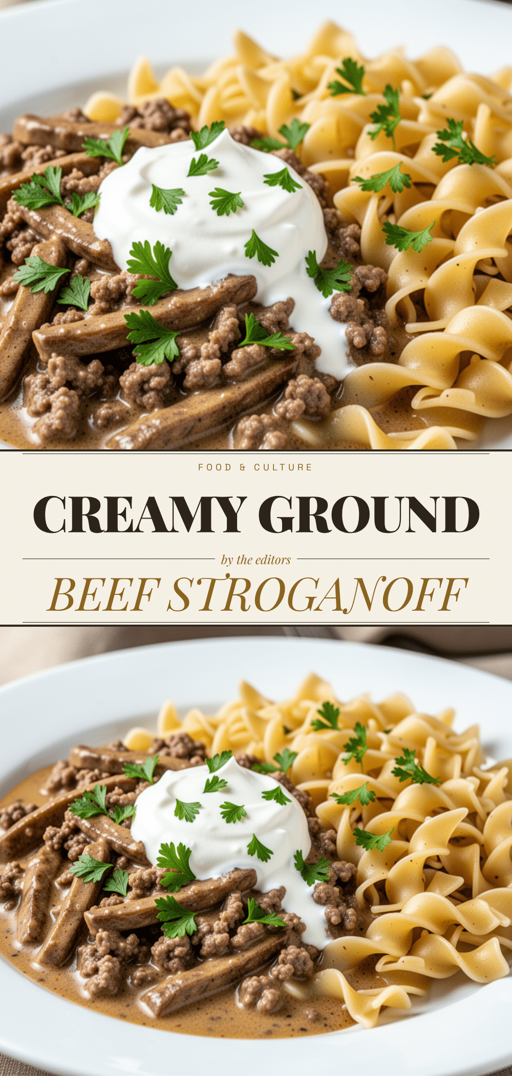 Creamy Ground Beef Stroganoff: 20-Min Dinner 5 creamy ground beef stroganoff recipe