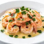 creamy shrimp scampi - featured image