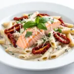 creamy Tuscan salmon pasta - featured image