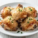 crispy oven-baked chicken thighs - featured image
