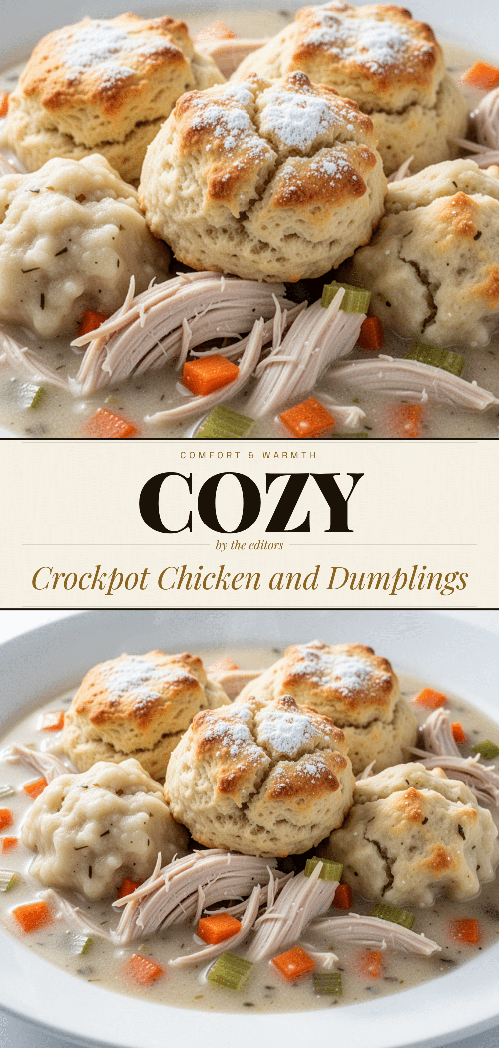 Crockpot Chicken and Dumplings with Biscuits: Easy 1 Pot Comfort Food 5 crockpot chicken and dumplings with biscuits recipe