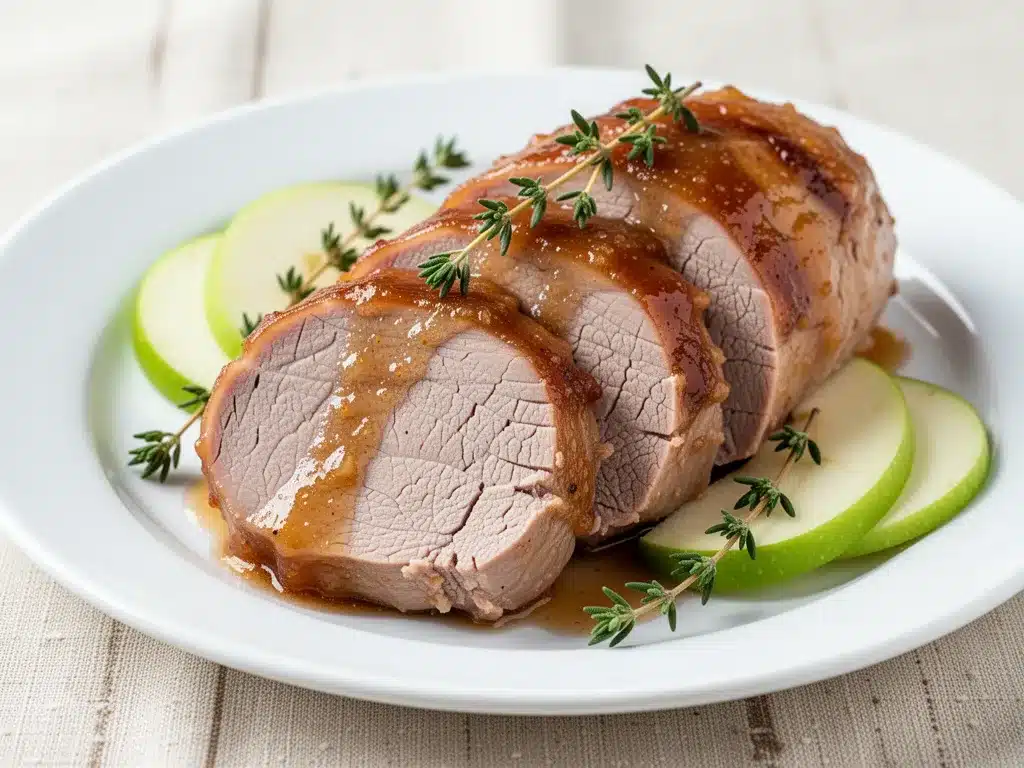 Crockpot Pork Tenderloin: Easy 4-Ingredient Apple Cider Glaze 4 crockpot pork tenderloin preparation steps