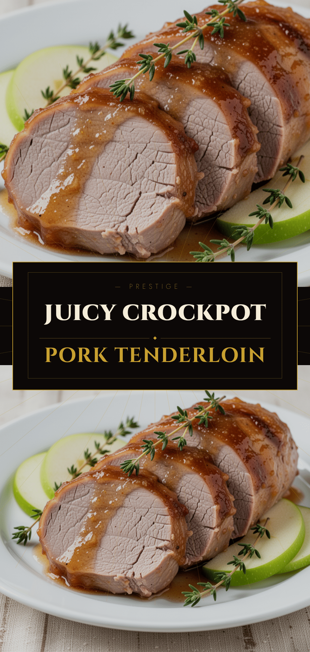 Crockpot Pork Tenderloin: Easy 4-Ingredient Apple Cider Glaze 5 crockpot pork tenderloin recipe