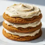 fall spiced pumpkin cookies - featured image