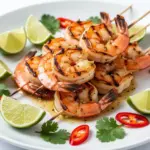 Garlic Butter Grilled Shrimp Skewers - featured image