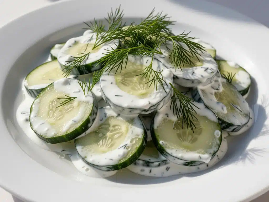 Home 1 German cucumber salad - featured image
