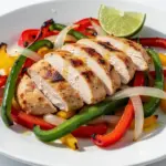 Healthy Baked Chicken Fajitas - featured image