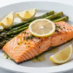 Healthy Baked Salmon with Roasted Asparagus - featured image