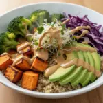 Healthy Vegetarian Buddha Bowl - featured image