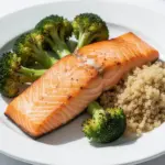 high-protein sheet pan salmon - featured image