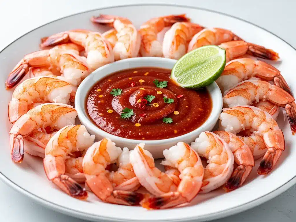 Jumbo Shrimp Cocktail: Best Zesty Homemade Sauce 4 jumbo shrimp cocktail preparation steps