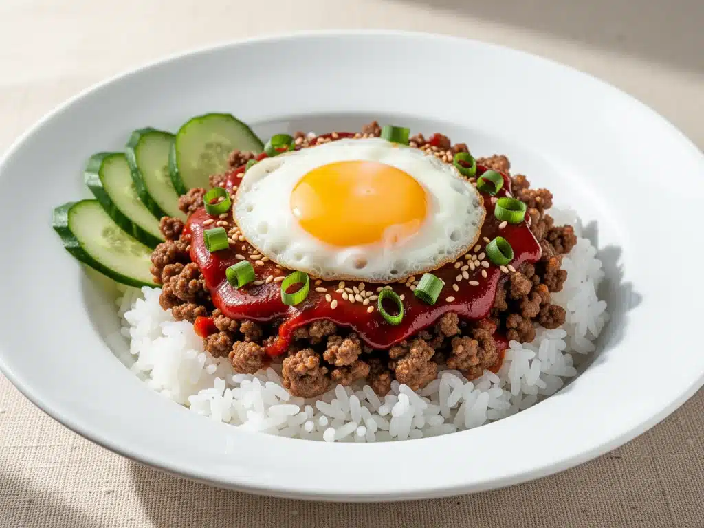 Korean Ground Beef Rice Bowls - featured image