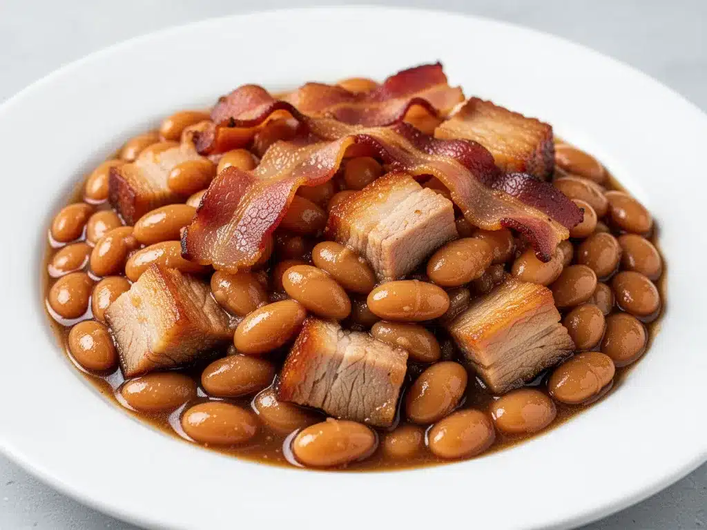 Labor Day Crockpot Baked Beans with Bacon: 3 Easy Holiday Sides 4 Labor Day Crockpot Baked Beans with Bacon preparation steps