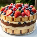 layered berry trifle - featured image