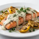 Mediterranean Baked Salmon - featured image