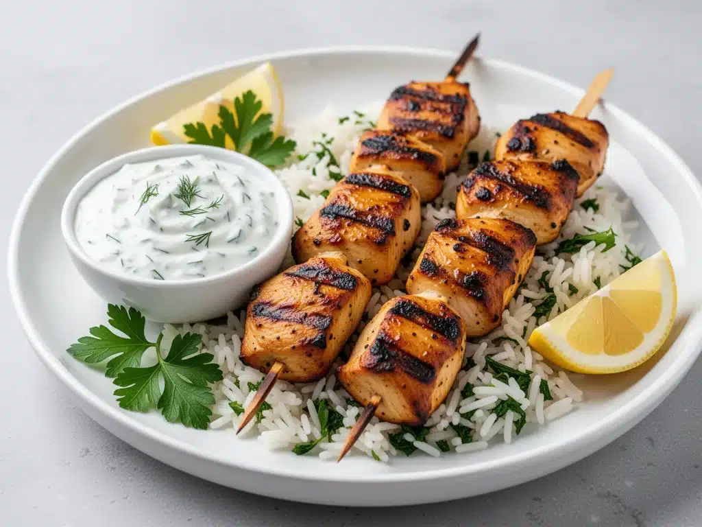 Mediterranean Chicken Skewers - featured image