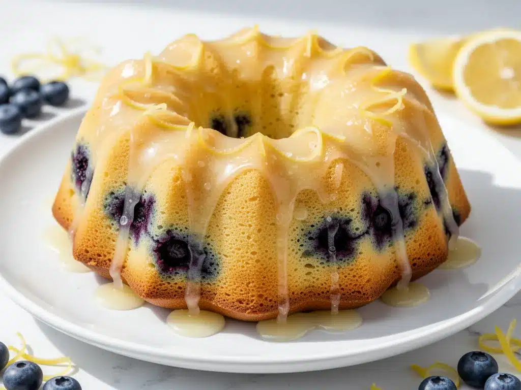 Moist Lemon Blueberry Bundt Cake: Easy Brunch Recipe 4 moist lemon blueberry bundt cake preparation steps