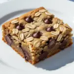 oatmeal chocolate chip cookie bars - featured image