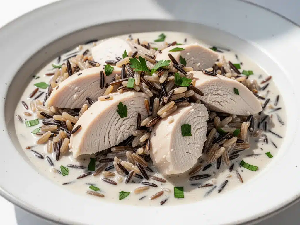 one-pot creamy chicken and wild rice dinner - featured image
