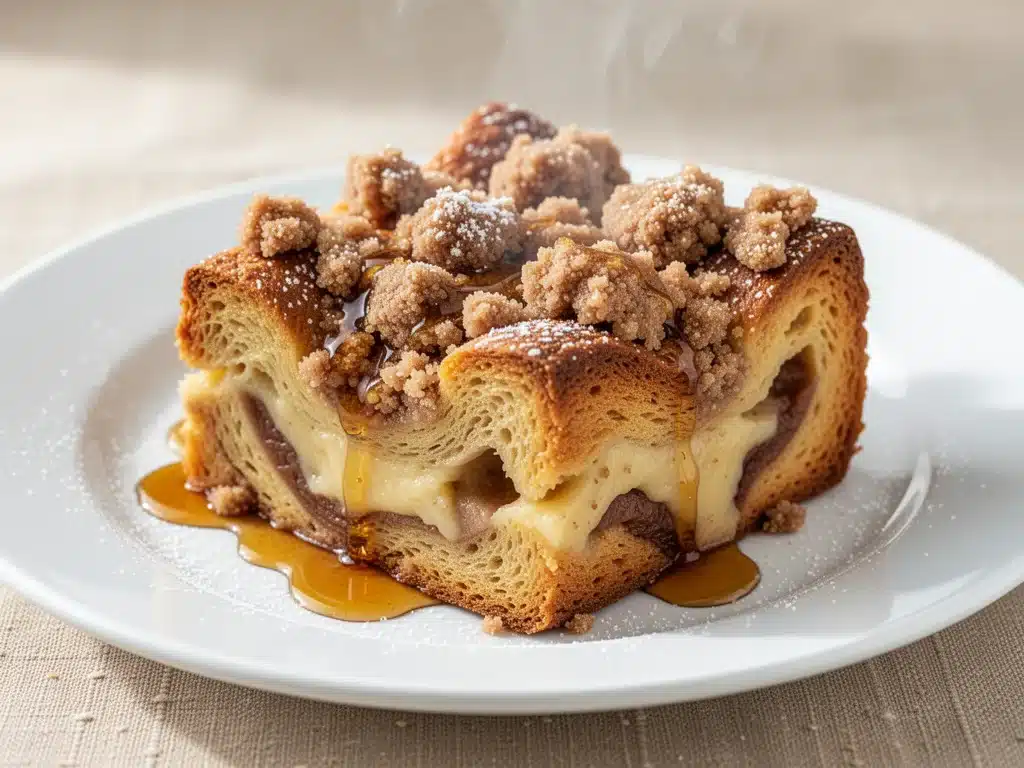 overnight french toast casserole - featured image
