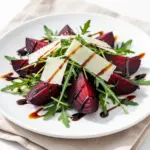 roasted beet and arugula salad - featured image