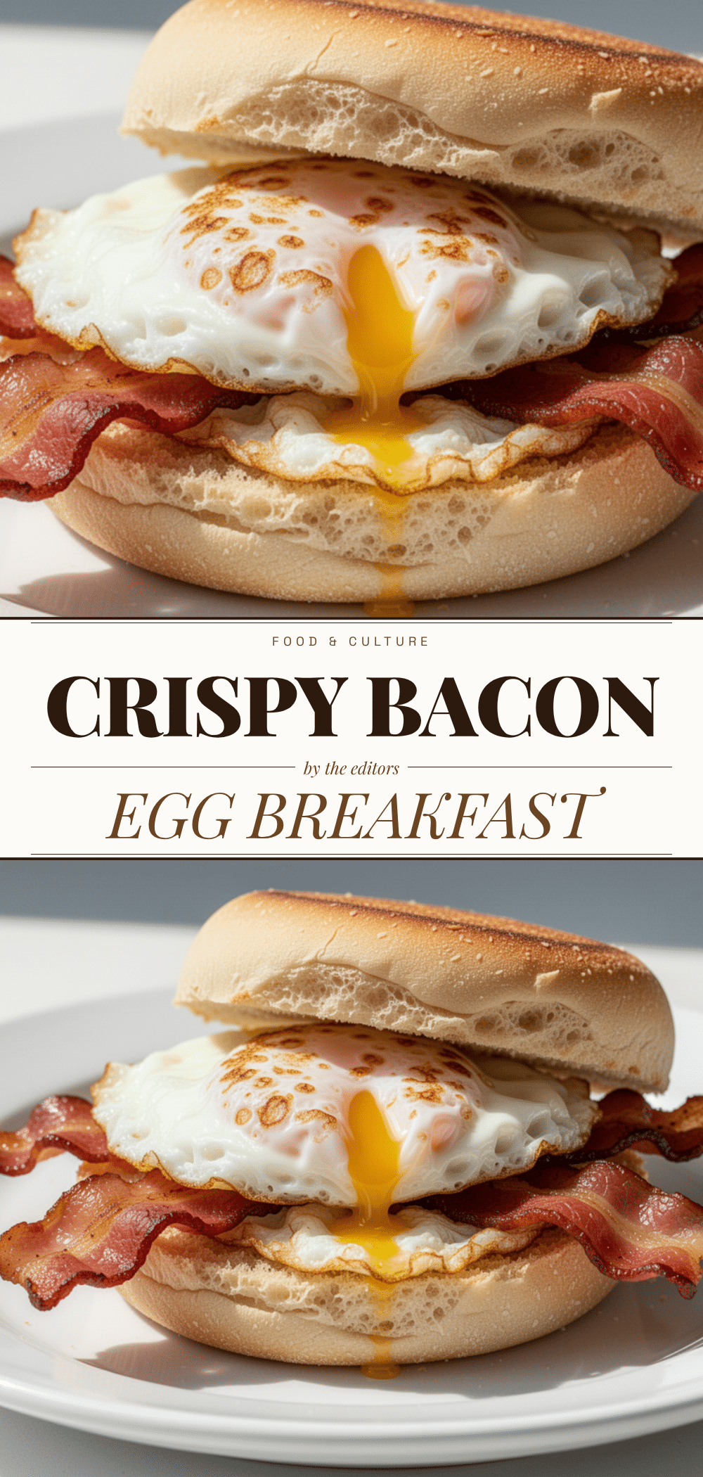 Savory Breakfast Sandwich with Crispy Bacon and Egg: Easy 5 Savory Breakfast Sandwich with Crispy Bacon and Egg recipe