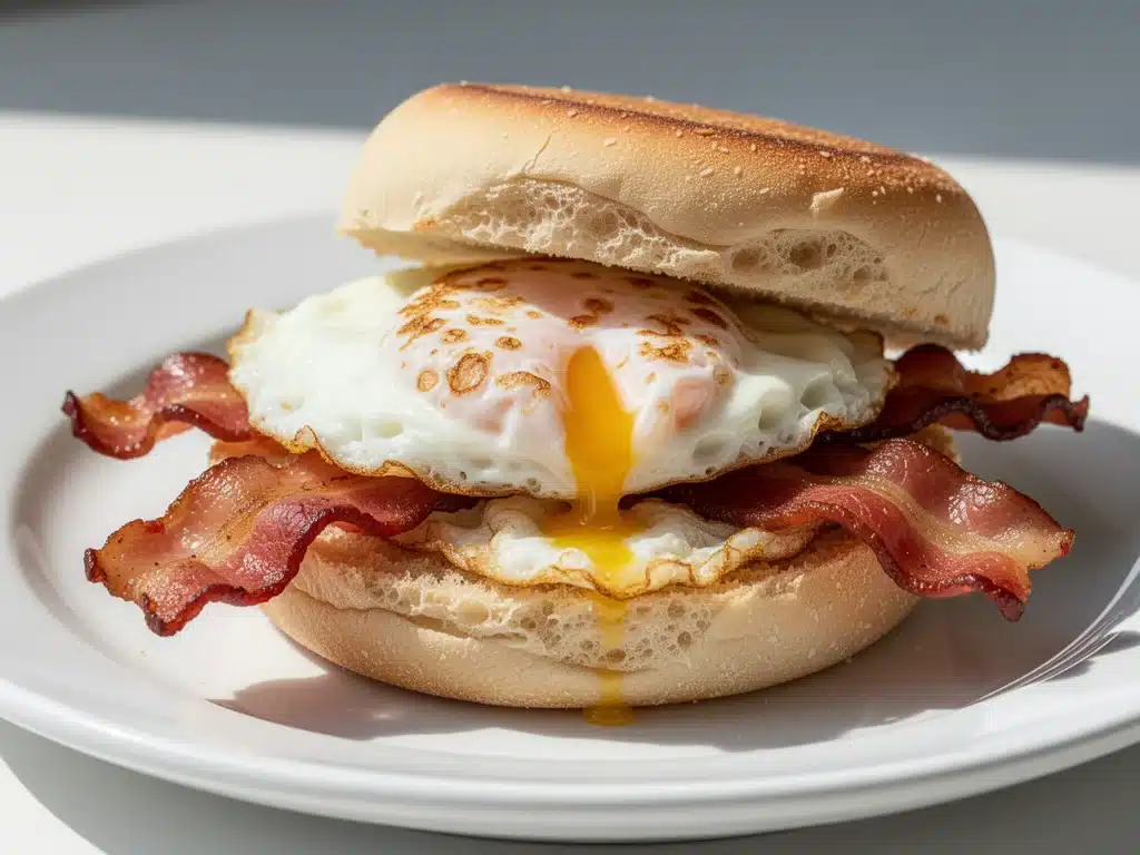 Savory Breakfast Sandwich with Crispy Bacon and Egg - featured image