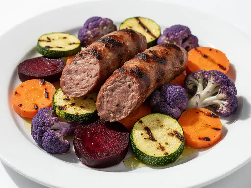 Sheet Pan Sausage and Roasted Rainbow Vegetables: Easy 30-Min Weeknight Meal 4 sheet pan sausage and roasted rainbow vegetables preparation steps