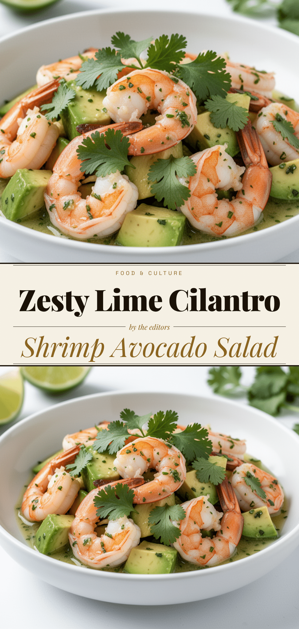 Shrimp Avocado Salad: 5-Min Zesty Lime Cilantro Recipe 5 shrimp avocado salad recipe
