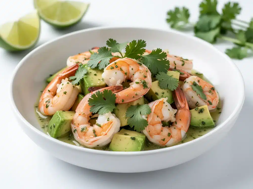 Home 7 shrimp avocado salad - featured image