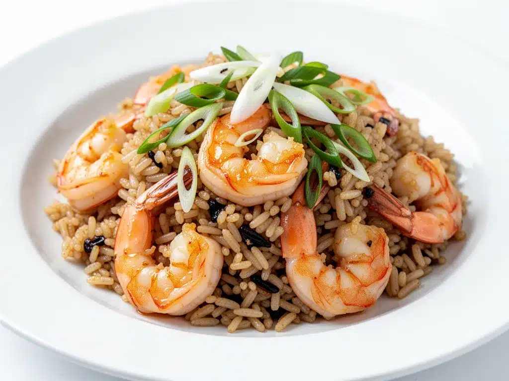 Shrimp Fried Rice: Easy Garlic Butter Recipe 4 shrimp fried rice preparation steps