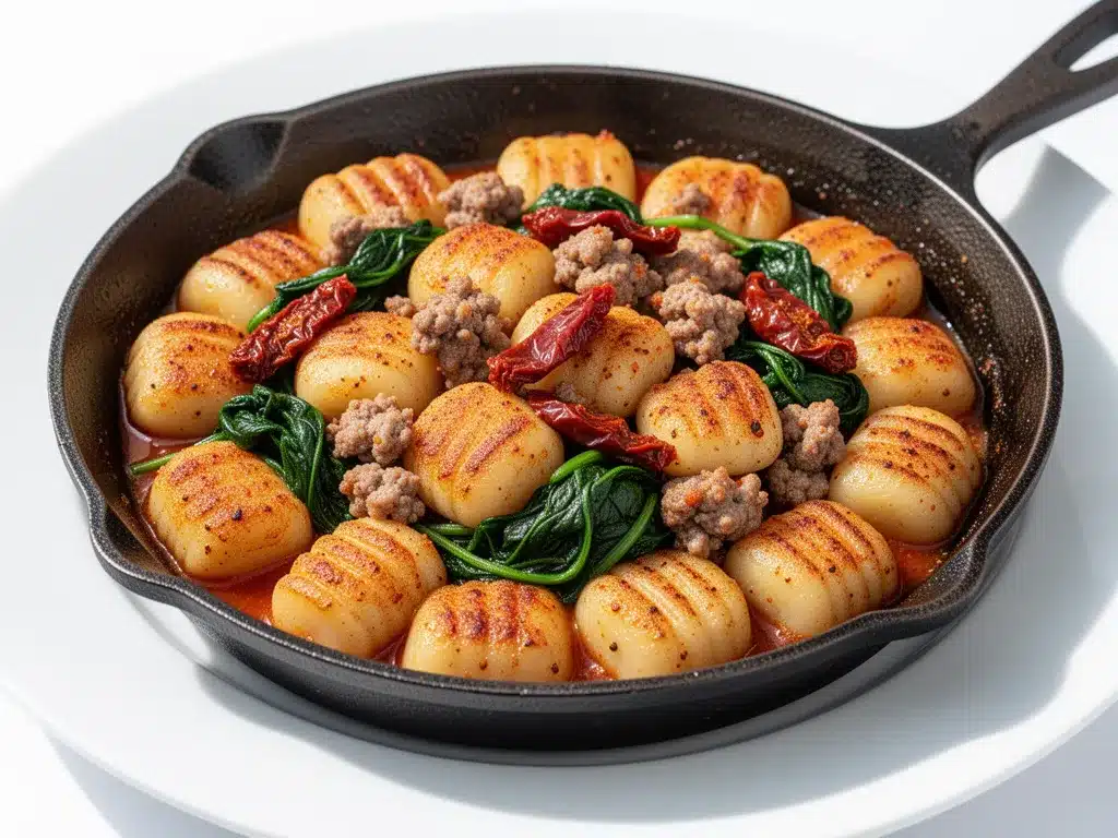 Skillet Sausage Gnocchi: Easy 30-Minute Meal 4 Skillet Sausage Gnocchi preparation steps