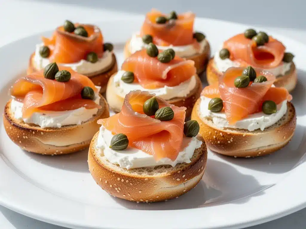 Smoked Salmon Bagel Bites: Easier Than Takeout 4 smoked salmon bagel bites preparation steps