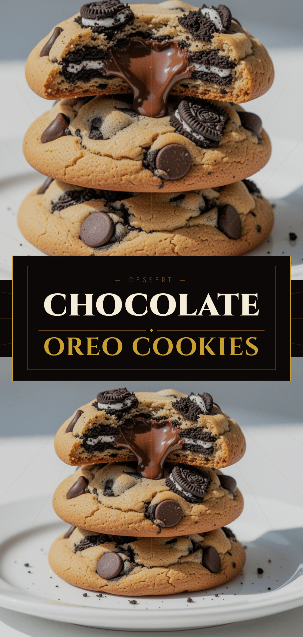 Soft Oreo Stuffed Chocolate Chip Cookies 5 Soft Oreo Stuffed Chocolate Chip Cookies recipe