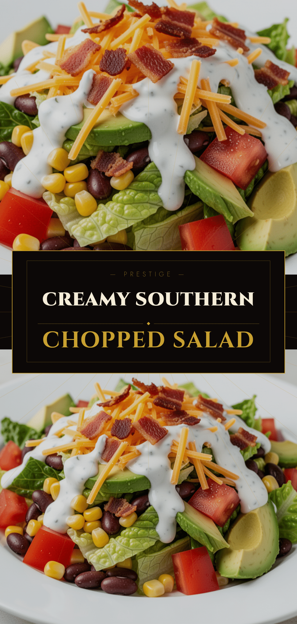 Southern Style Chopped Salad: Easy Weeknight Dinner 5 Southern Style Chopped Salad recipe