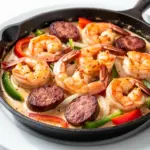 Spicy Cajun Shrimp Skillet with Andouille Sausage - featured image