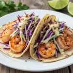 spicy grilled shrimp tacos - featured image