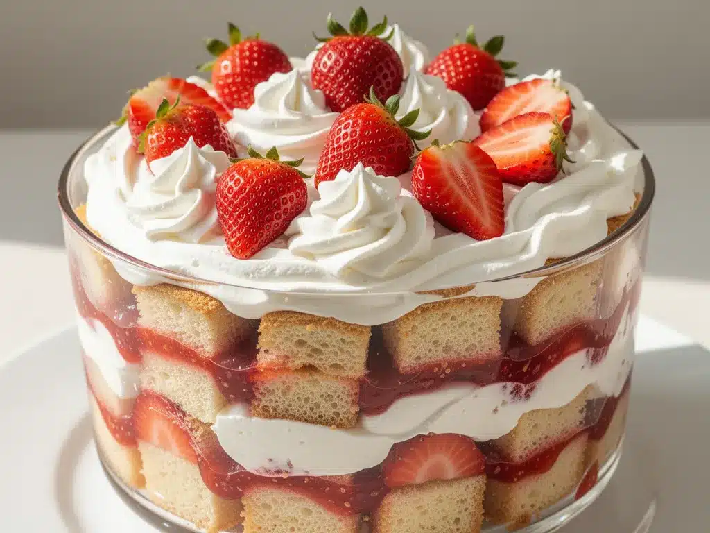 Strawberry Shortcake Trifle: The Best 10-Minute Recipe 4 Strawberry Shortcake Trifle preparation steps