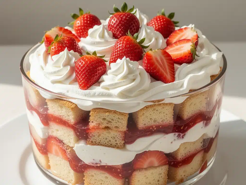 Strawberry Shortcake Trifle - featured image